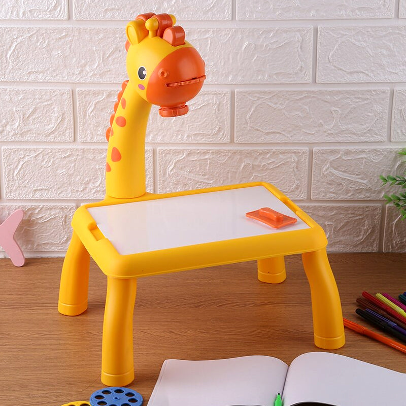 Giraffe Projection Painting Table – SCREEN FREE KIDS™ All Day!